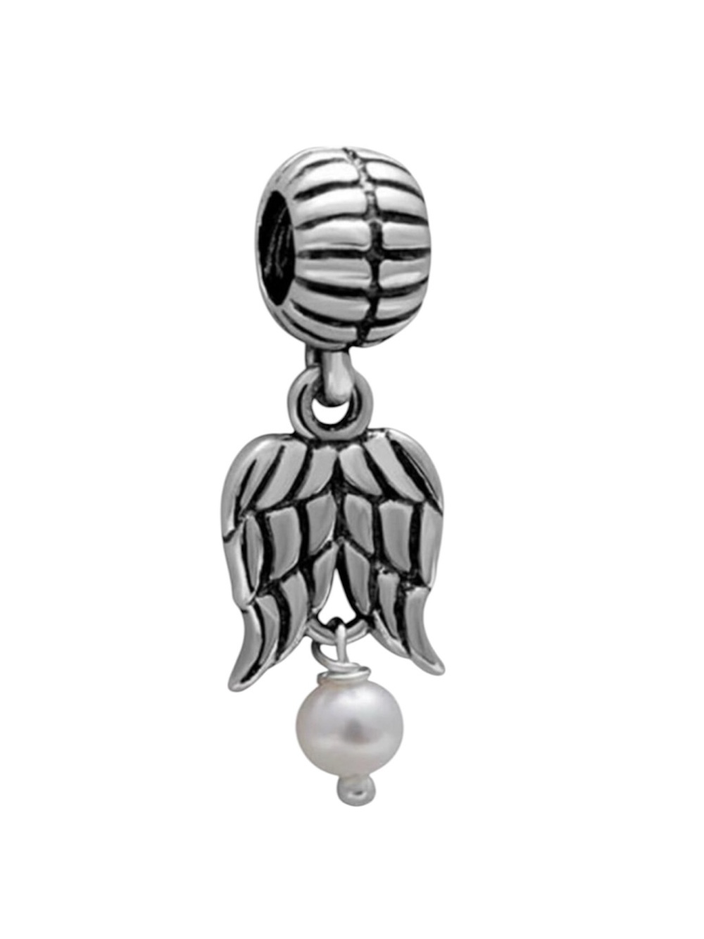 ‼️CCO FINAL PRICE‼️Pandora Sterling Silver Angel Wing Pearl Dangle Charm